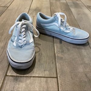 Baby Blue Vans Old Skool